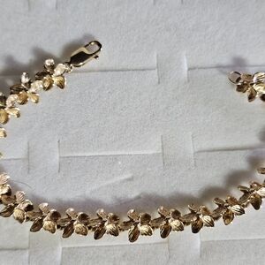 Gold Floral Bracelet